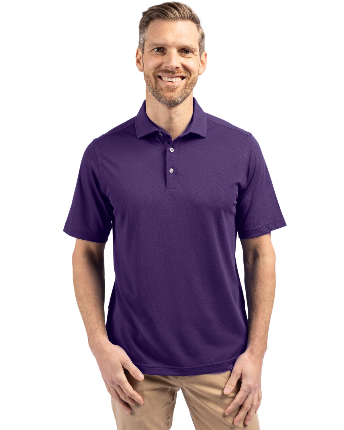 Cutter & Buck Virtue Recycled Featherlight Pique Mens Polo 266