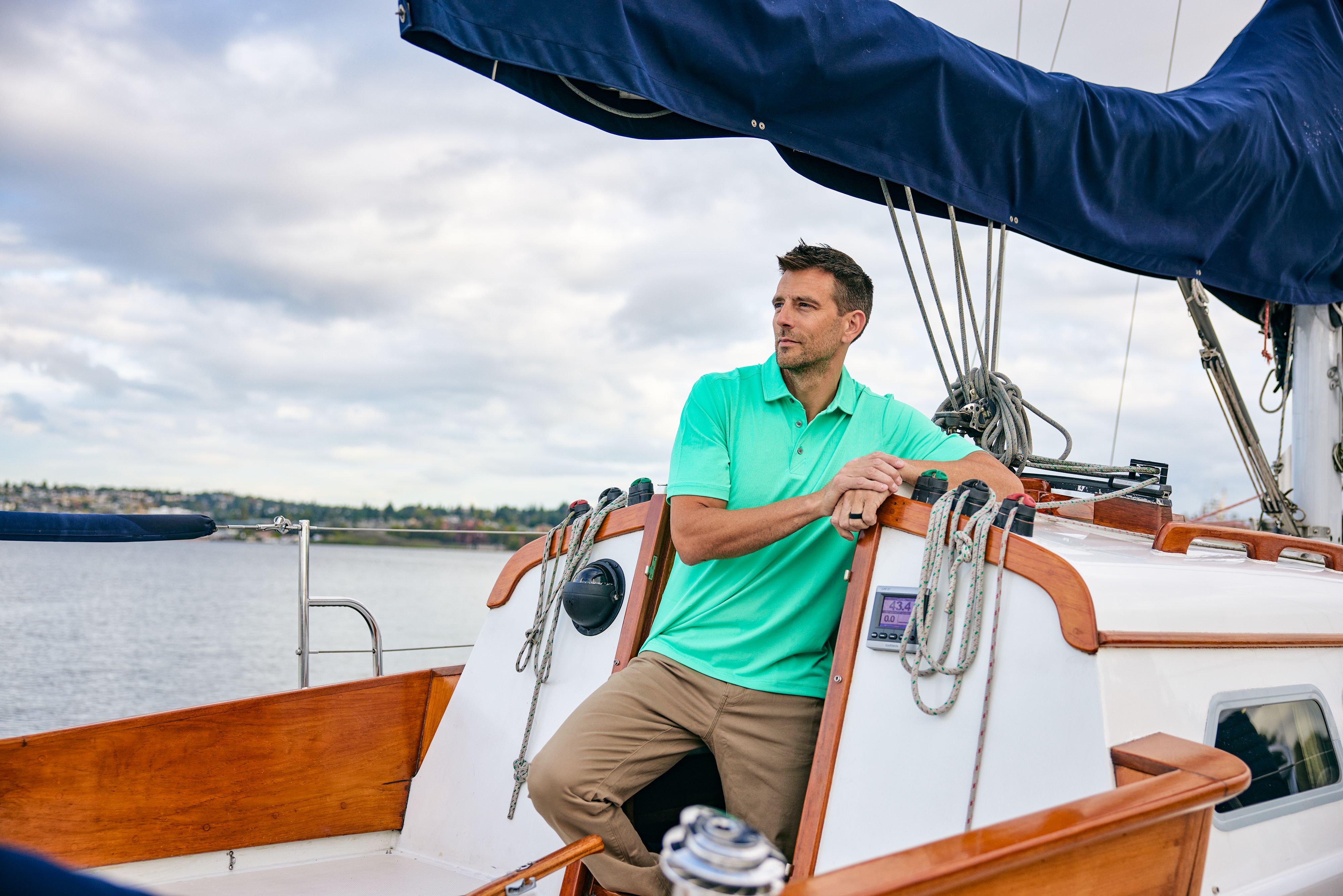 Cutter & Buck Virtue Recycled Featherlight Pique Mens Polo 299