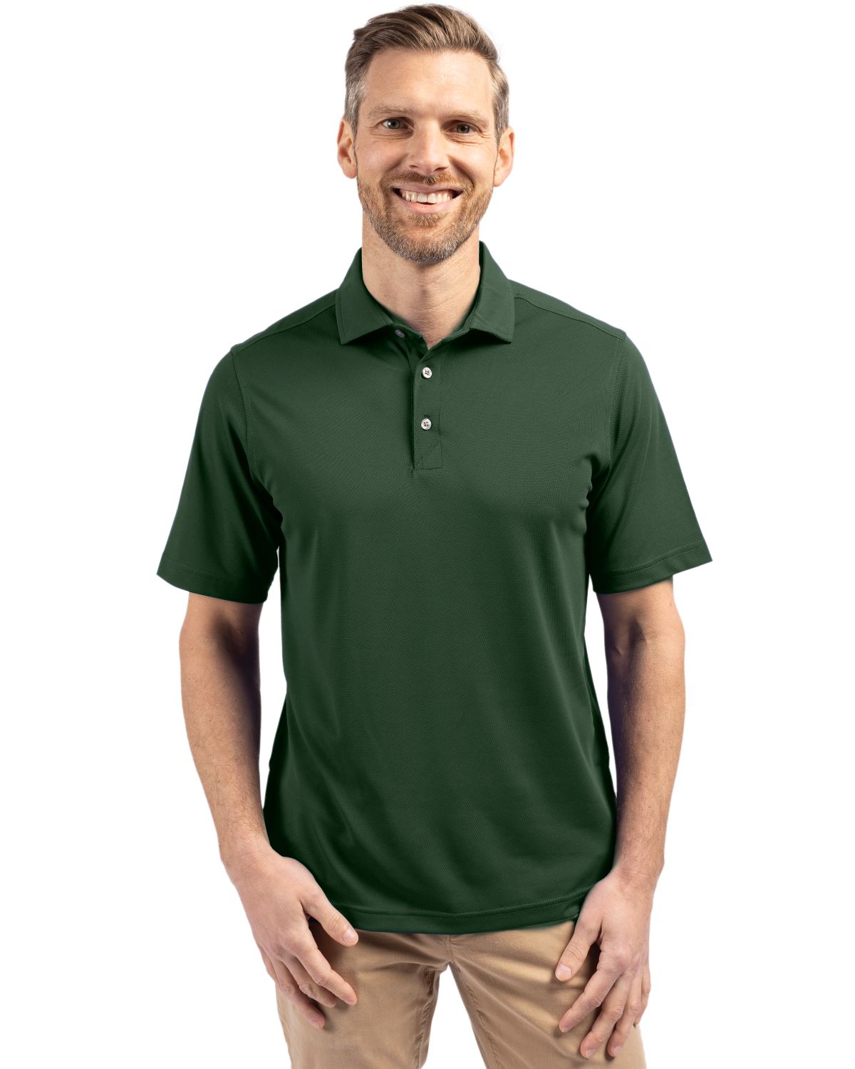 Cutter & Buck Virtue Recycled Featherlight Pique Mens Polo 203