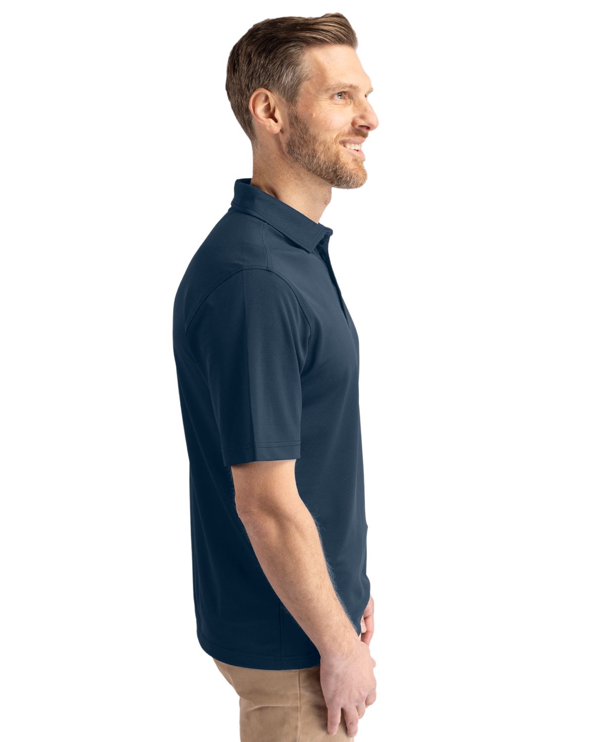 Cutter & Buck Virtue Recycled Featherlight Pique Mens Polo 281