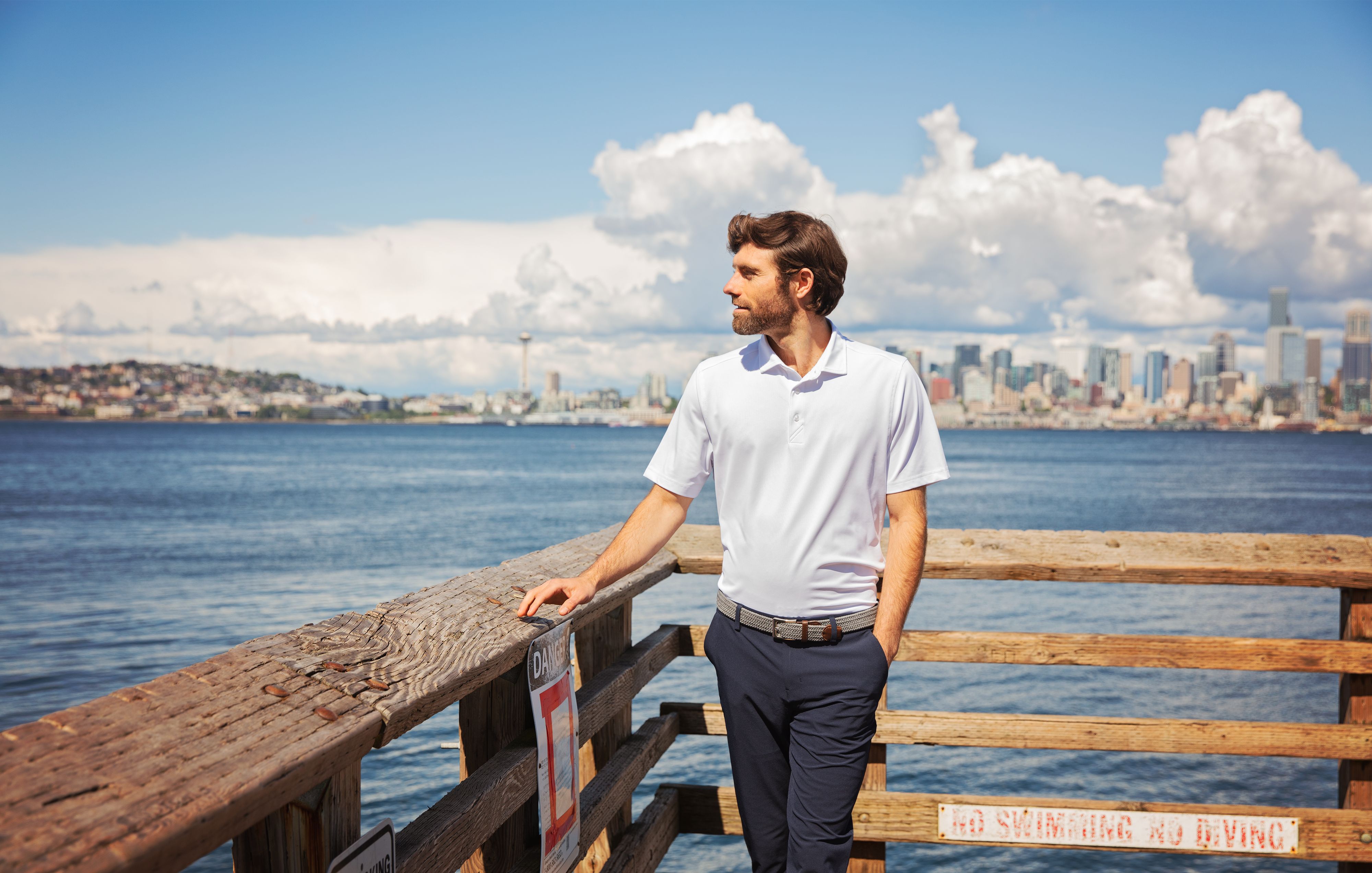 Cutter & Buck Virtue Recycled Featherlight Pique Mens Polo 273