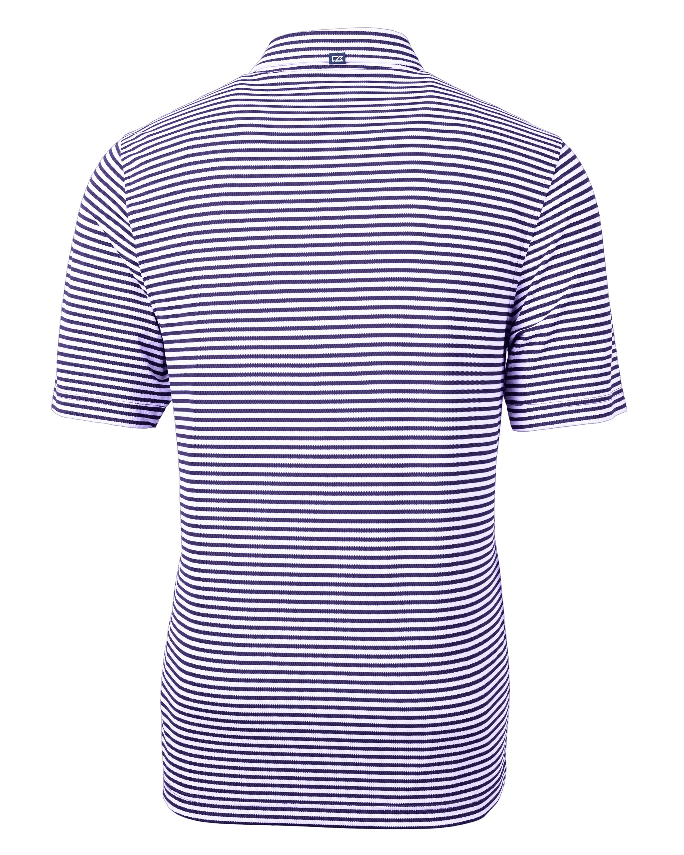 Cutter & Buck Virtue Recycled Stripe Featherlight Pique Mens Big & Tall Polo Big & Tall 11
