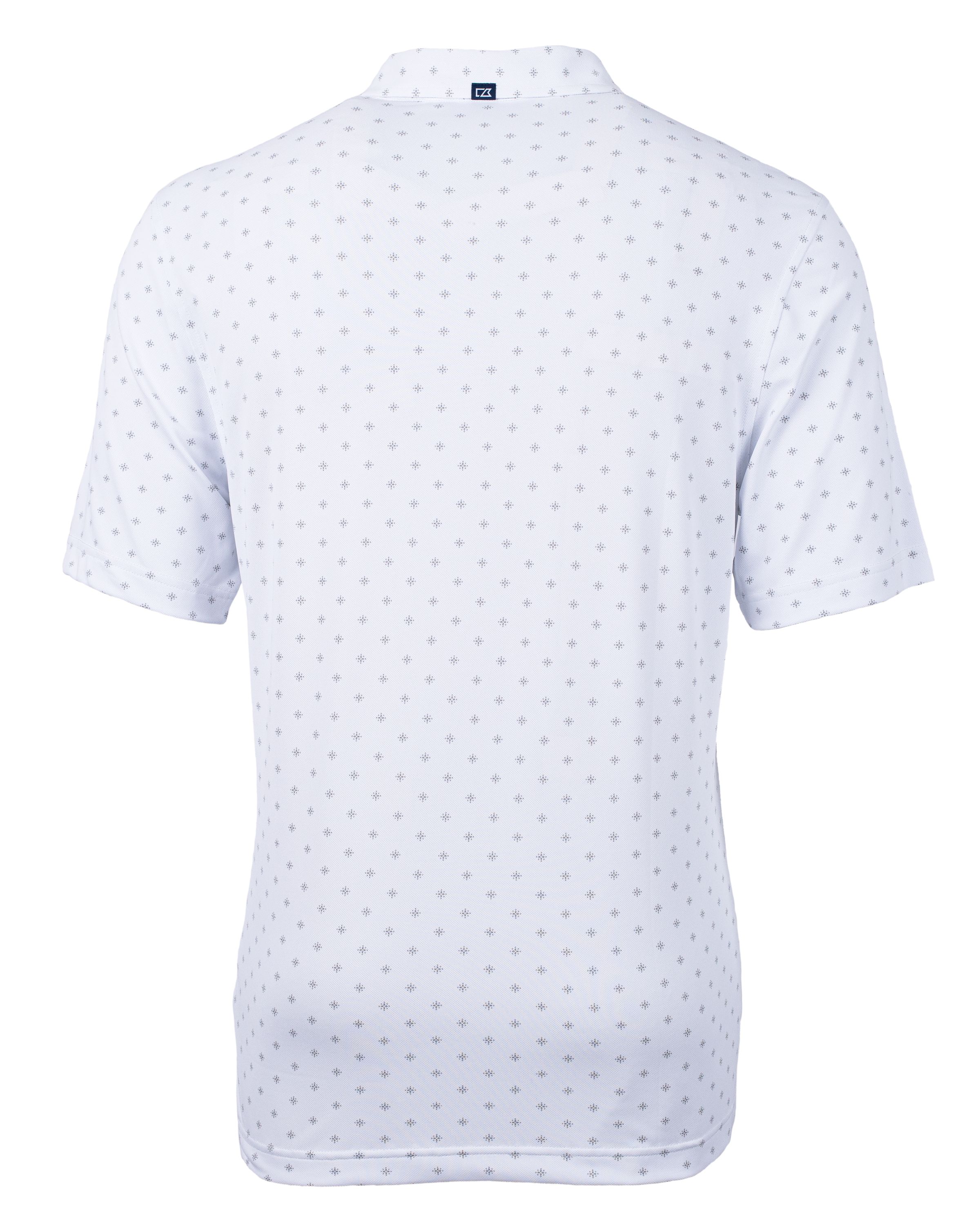 Cutter & Buck Virtue Recycled Tile Print Featherlight Pique Mens Big & Tall  Polo Big & Tall 36