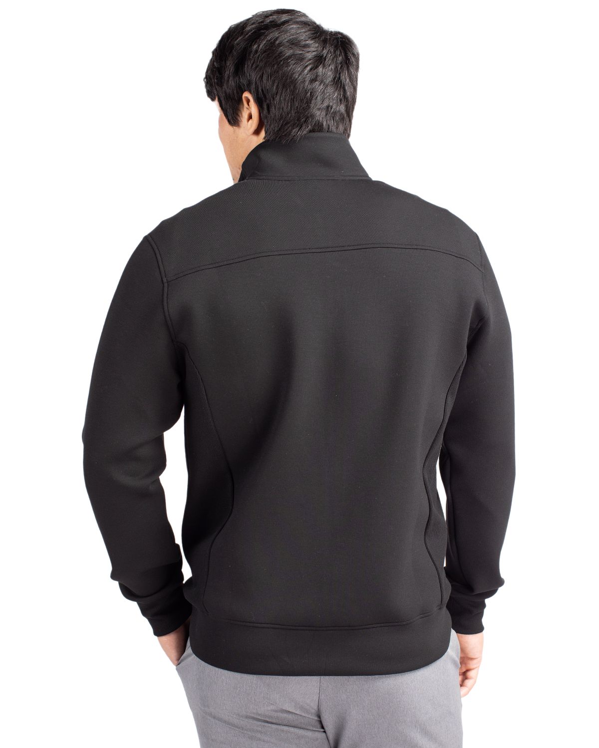 Cutter & Buck Roam Recycled Buttery-Soft Knit Mens Full Zip Jacket 40