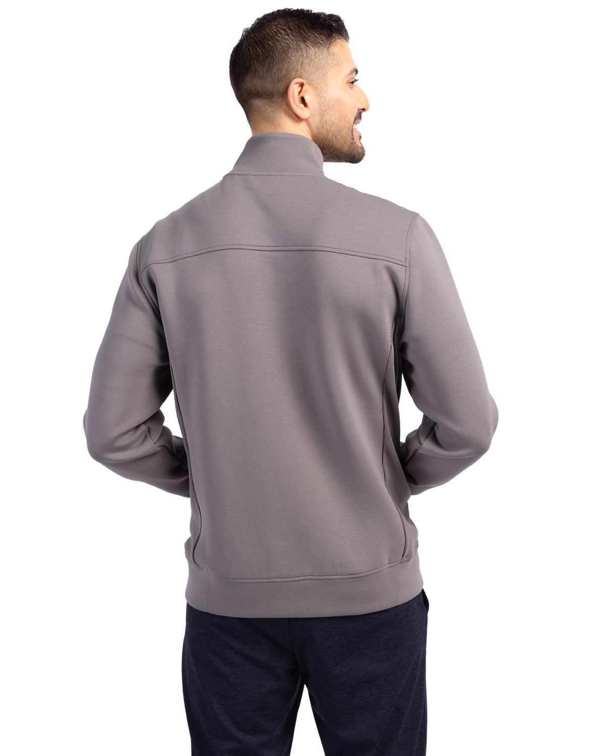 Cutter & Buck Roam Recycled Buttery-Soft Knit Mens Full Zip Jacket 33