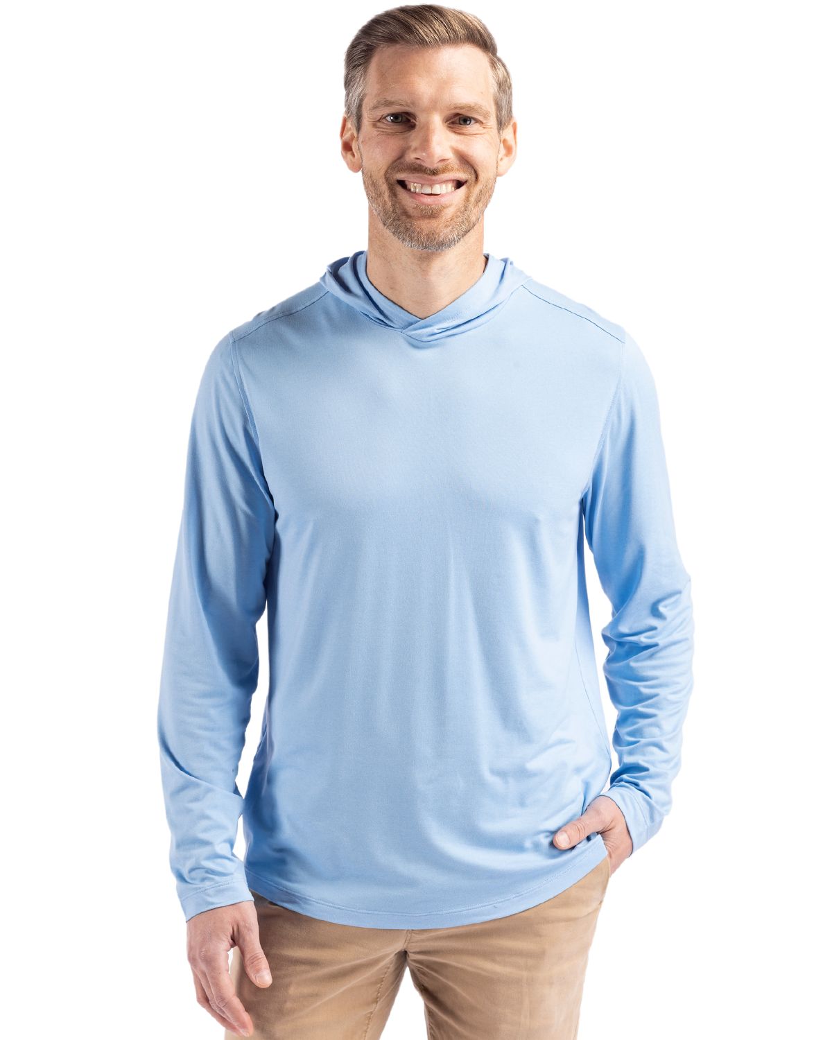 Cutter & Buck Coastline Recycled Double Peached Mens Hooded Pullover 236