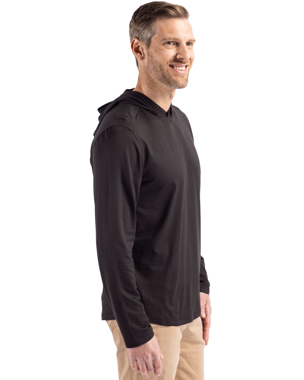 Cutter & Buck Coastline Recycled Double Peached Mens Hooded Pullover 173