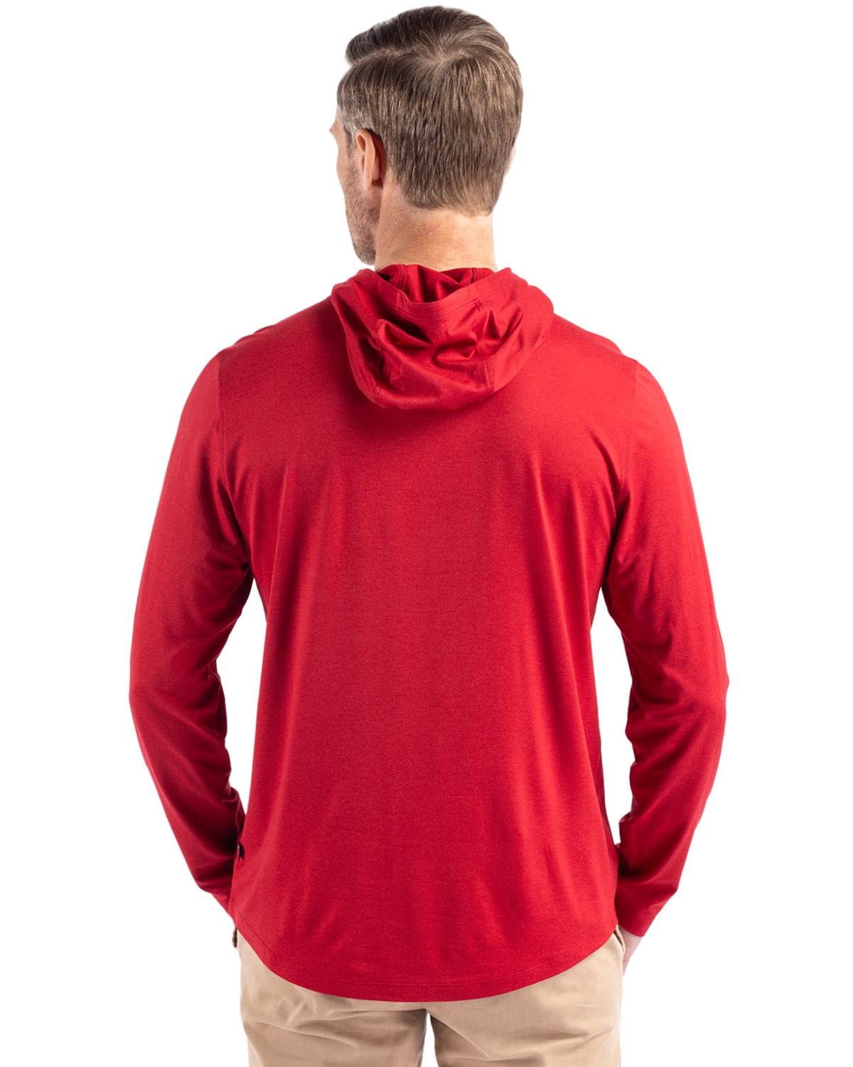 Cutter & Buck Coastline Recycled Double Peached Mens Hooded Pullover 220