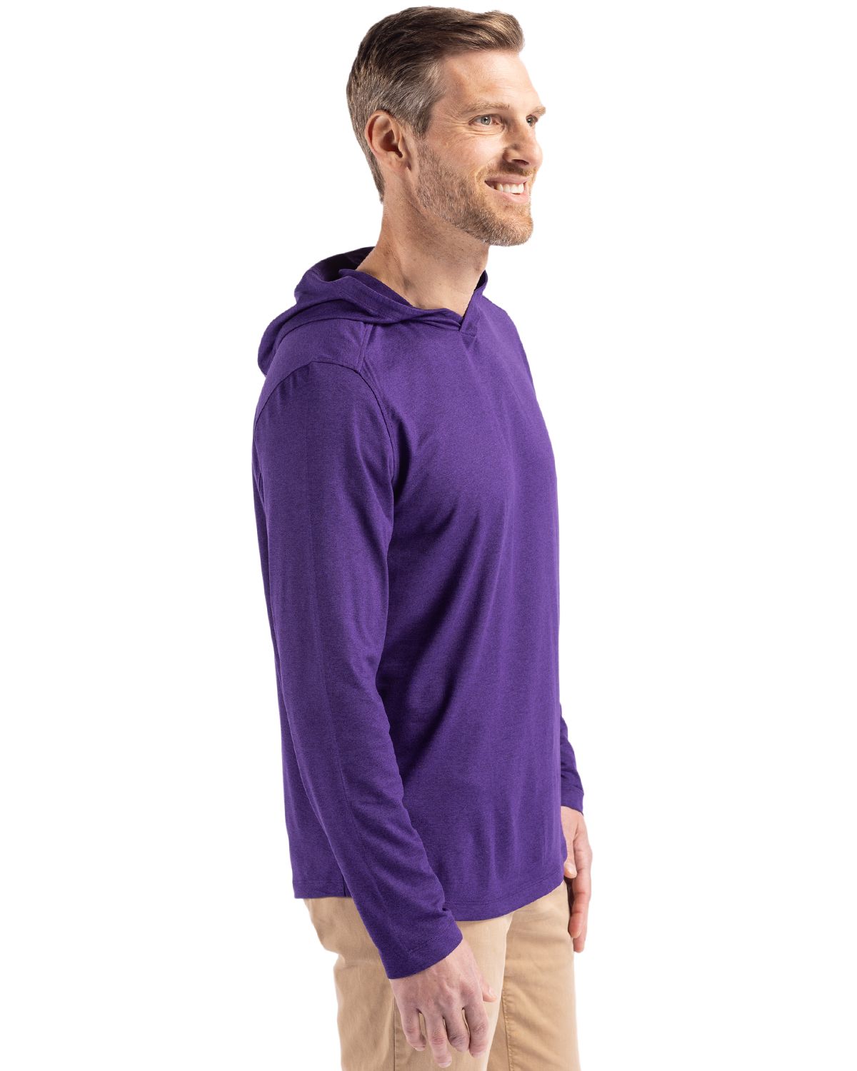 Cutter & Buck Coastline Recycled Double Peached Mens Hooded Pullover 283