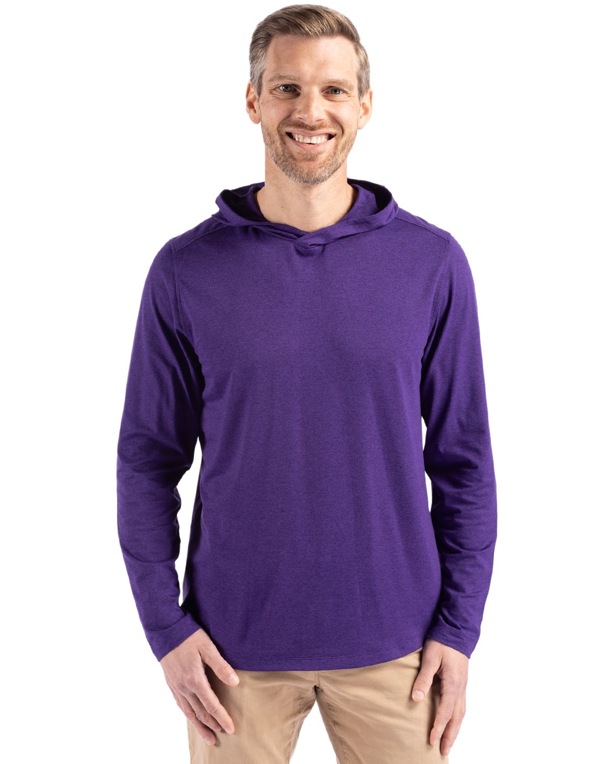 Cutter & Buck Coastline Recycled Double Peached Mens Hooded Pullover 238