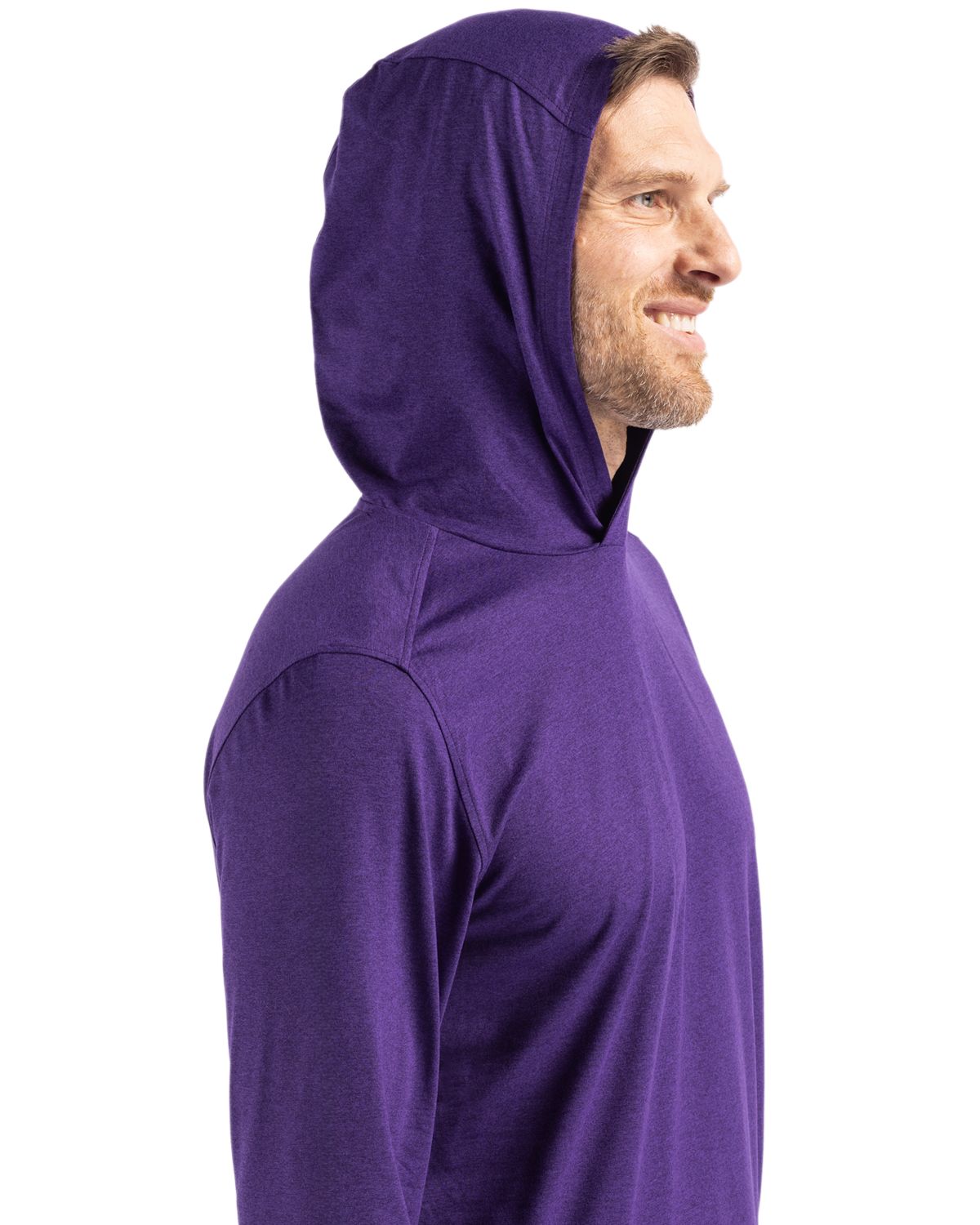 Cutter & Buck Coastline Recycled Double Peached Mens Hooded Pullover 205