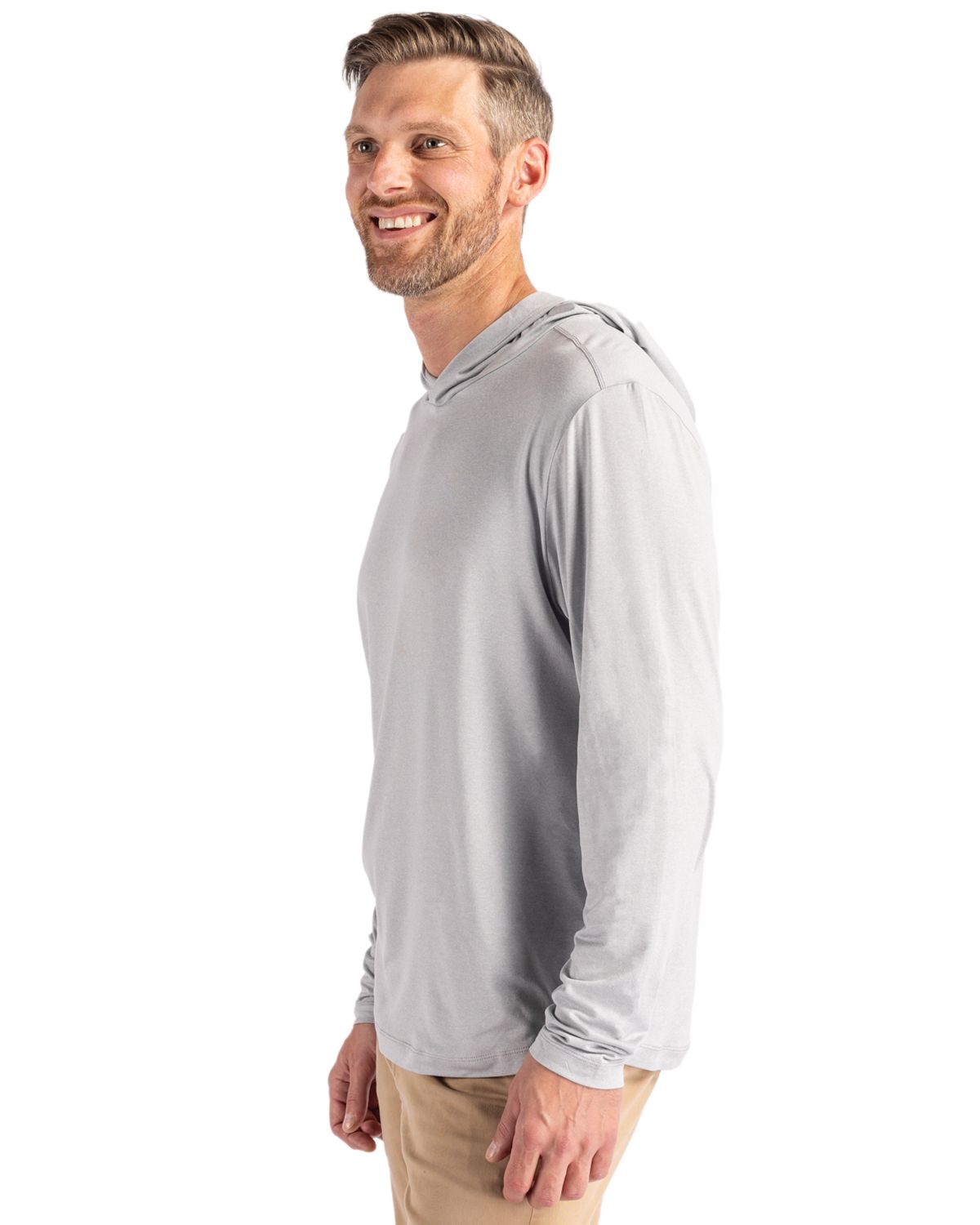 Cutter & Buck Coastline Recycled Double Peached Mens Hooded Pullover 209