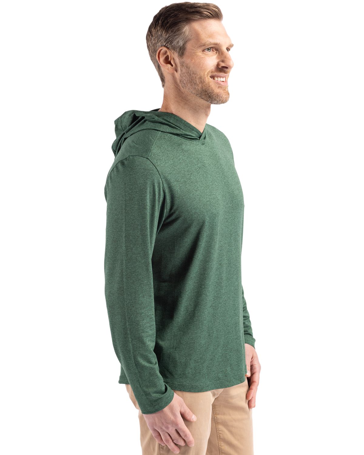 Cutter & Buck Coastline Recycled Double Peached Mens Hooded Pullover 70