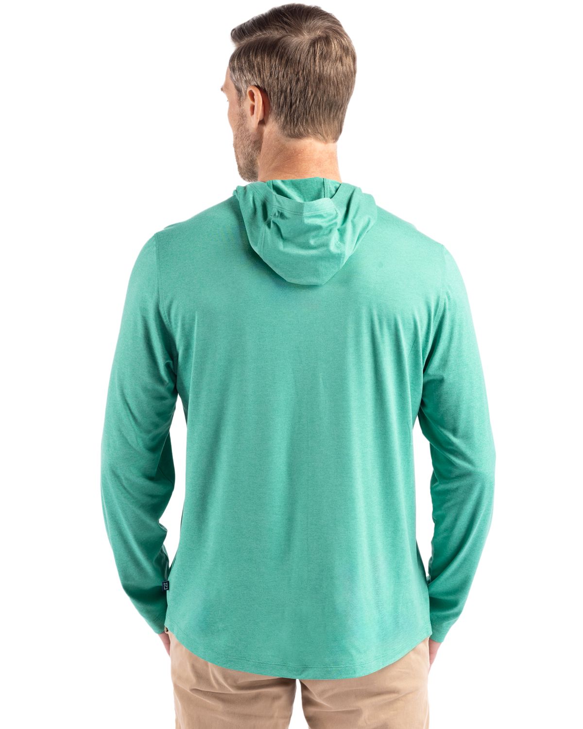 Cutter & Buck Coastline Recycled Double Peached Mens Hooded Pullover 194