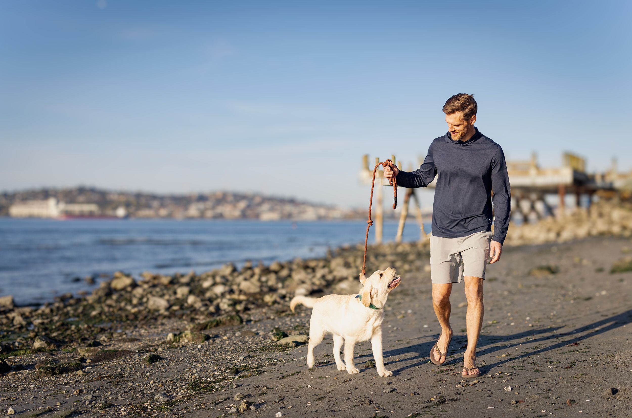 Cutter & Buck Coastline Recycled Double Peached Mens Hooded Pullover 267