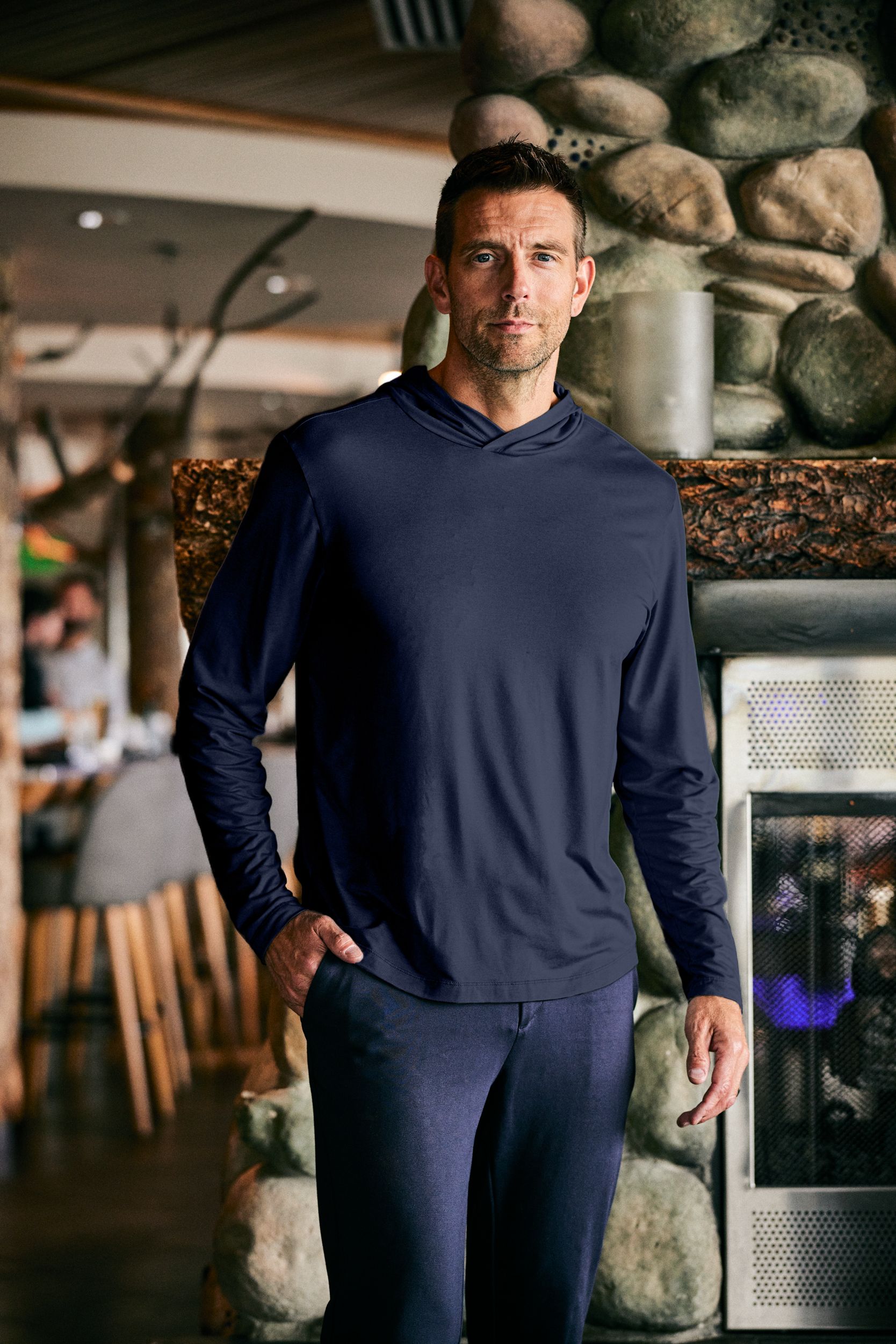 Cutter & Buck Coastline Recycled Double Peached Mens Hooded Pullover 266