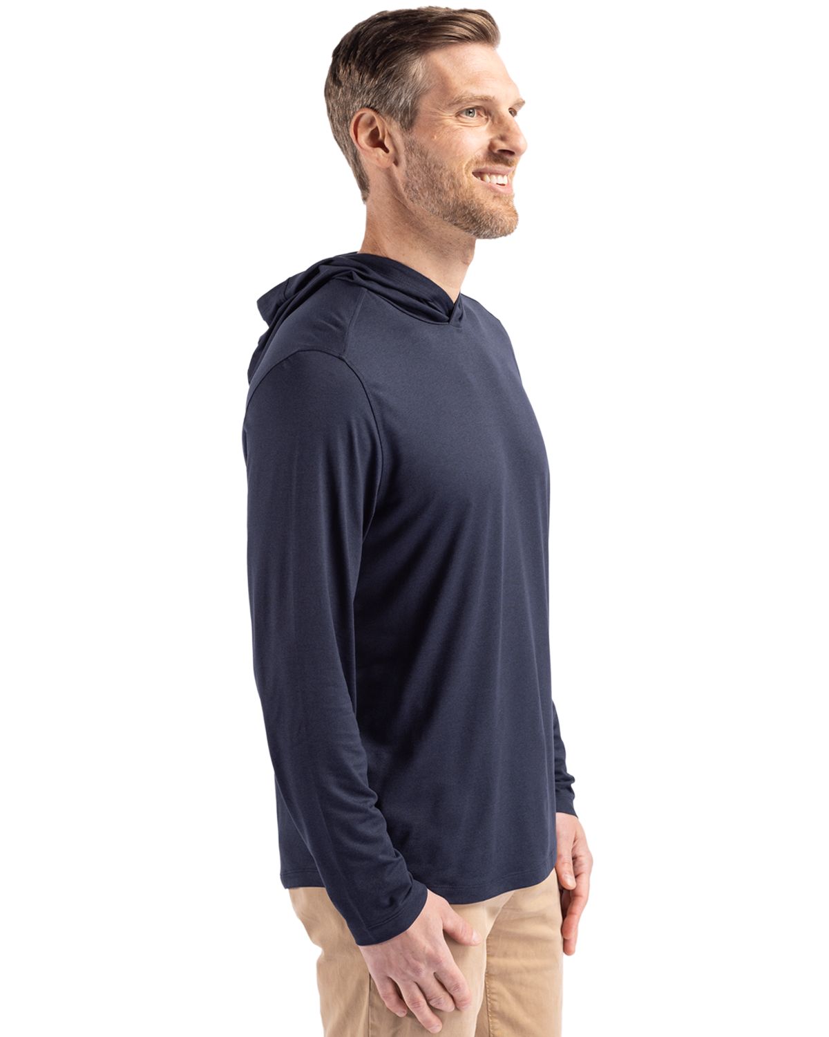 Cutter & Buck Coastline Recycled Double Peached Mens Hooded Pullover 226