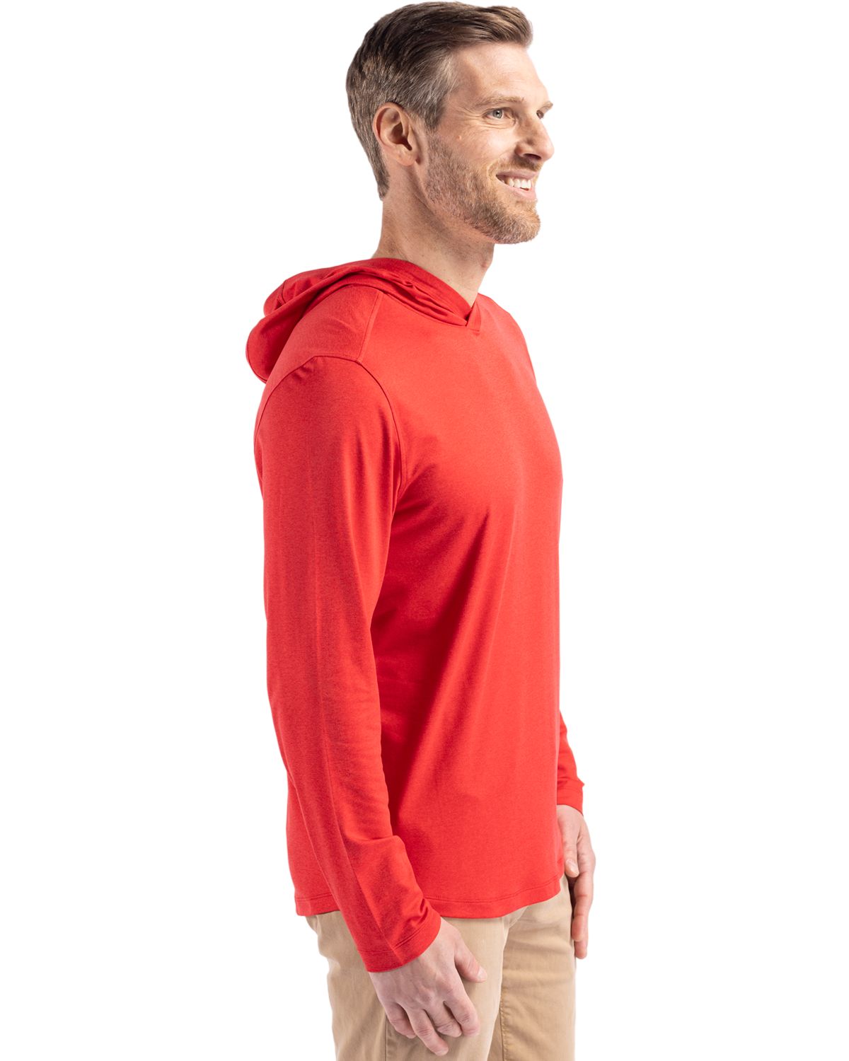 Cutter & Buck Coastline Recycled Double Peached Mens Hooded Pullover 240