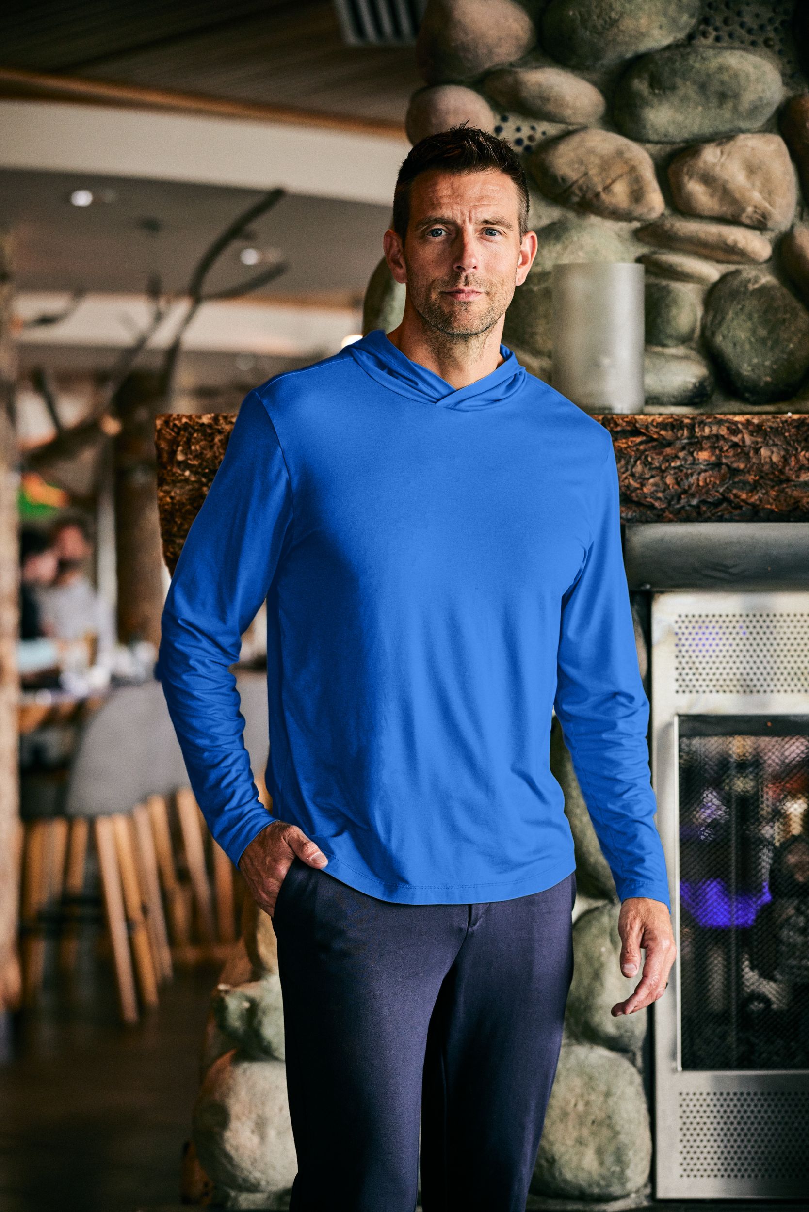 Cutter & Buck Coastline Recycled Double Peached Mens Hooded Pullover 177