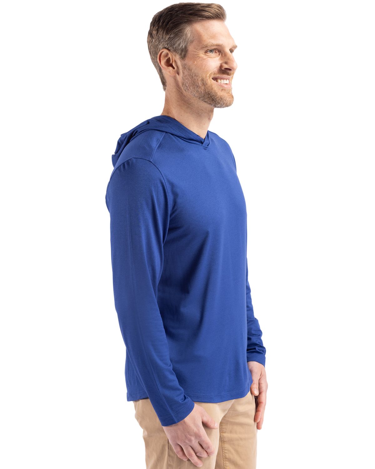 Cutter & Buck Coastline Recycled Double Peached Mens Hooded Pullover 203