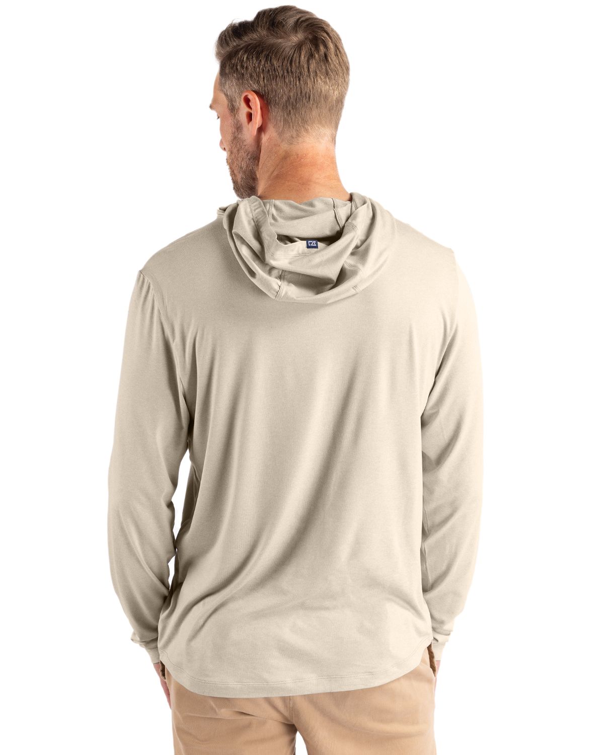 Cutter & Buck Coastline Recycled Double Peached Mens Hooded Pullover 1