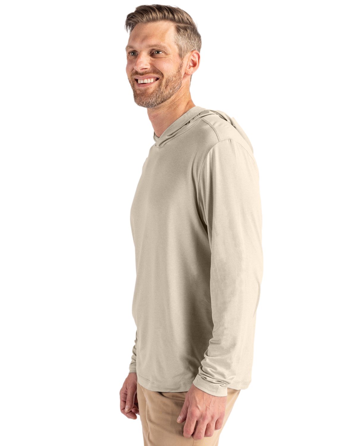 Cutter & Buck Coastline Recycled Double Peached Mens Hooded Pullover 231