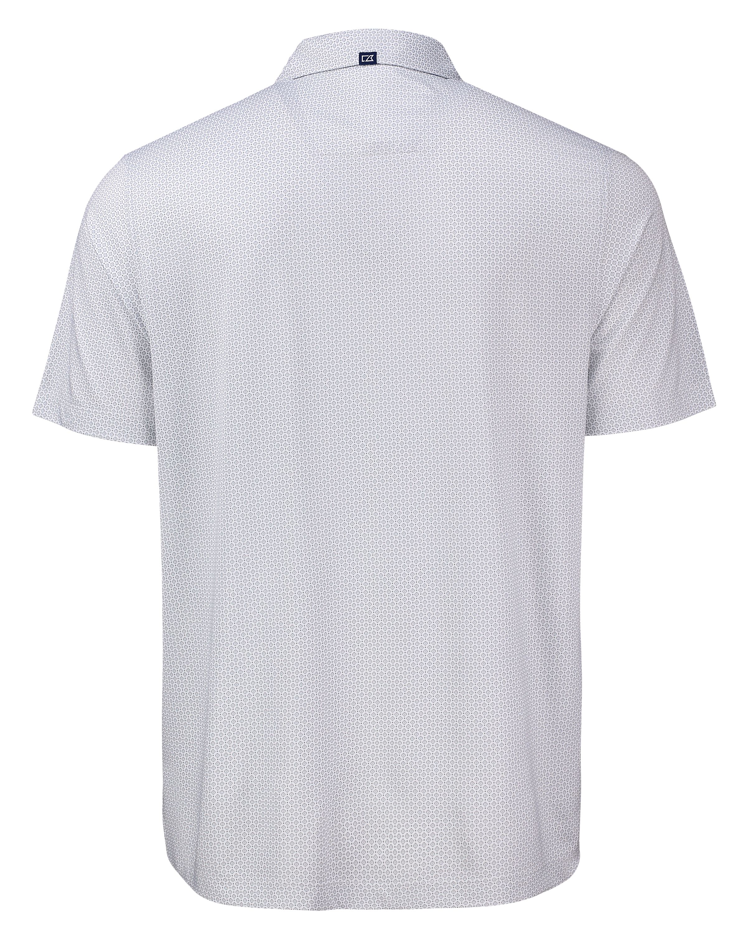 Cutter & Buck Pike Recycled Diamond Dot Print Mens Polo 112