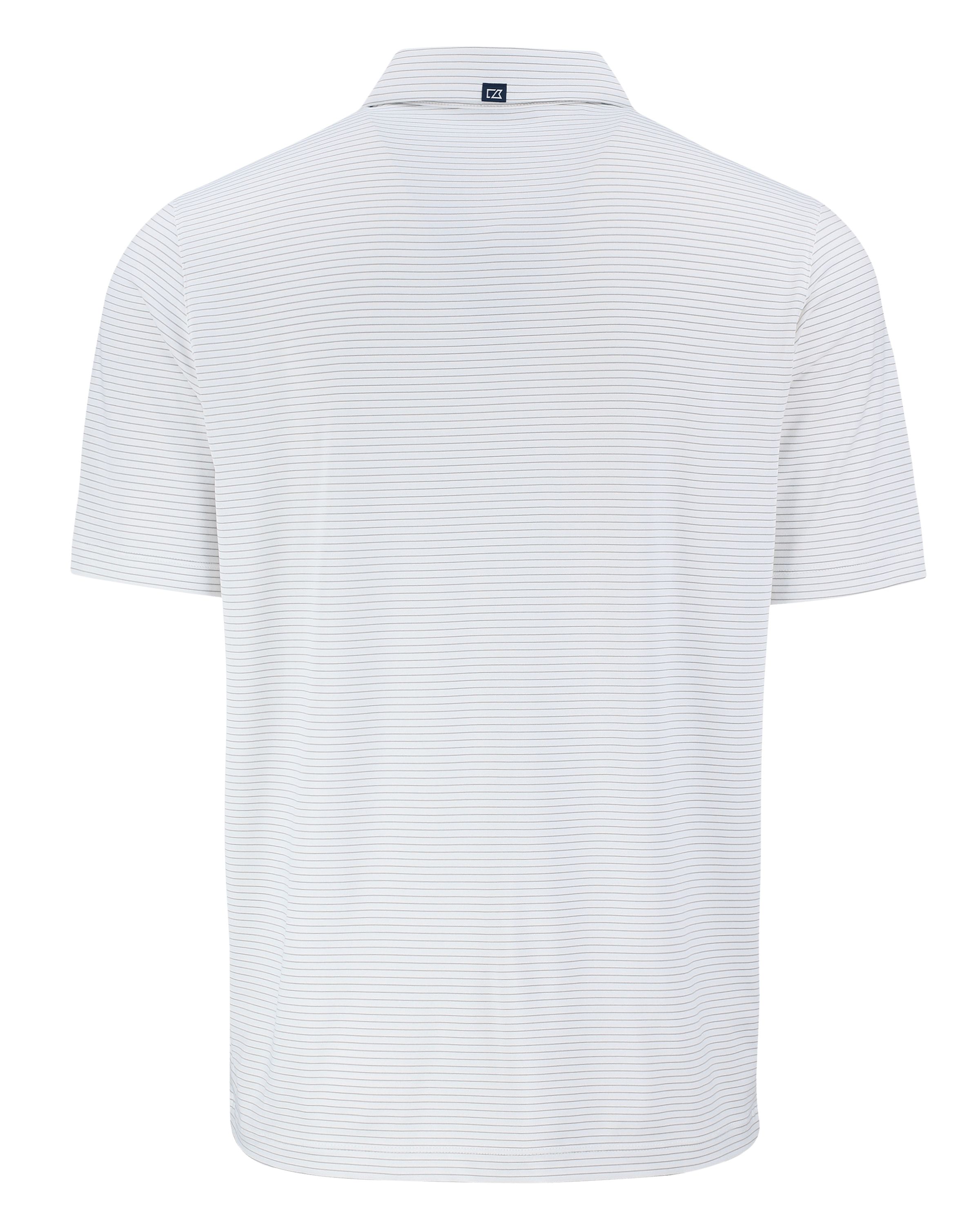 Cutter & Buck Forge Recycled Fine Line Stripe Four-Way Stretch Mens Polo 153