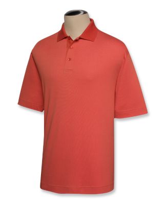Cutter & Buck Mens Big & Tall Birdseye Golf Polo Spice