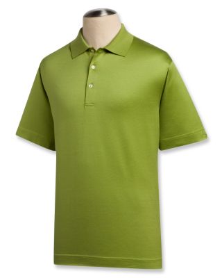 Men's B&T Signature 60/2's Clayton Solid Textured Polo