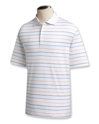 Men's 60/2's San Pedro Multi Stripe Polo