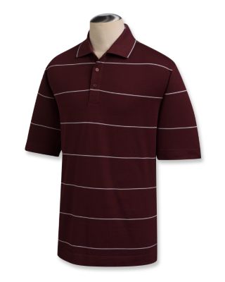 Mens Precedent Stripe Polo