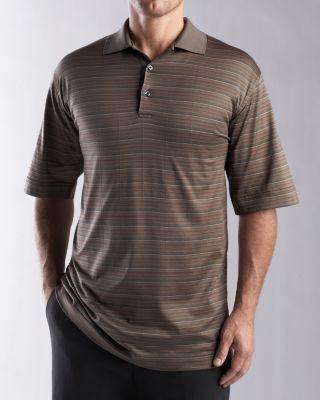 Men's Signature 60/2's Birdseye Stripe Provence Polo
