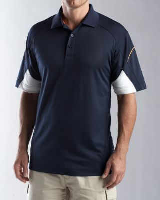 Men's Minerale CB DryTec Cape Colorblock Polo