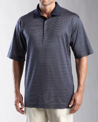 Men's Signature 60/2's Gusto Jacquard Polo