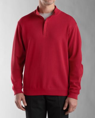 Mens Journey Supima Flatback Half Zip Pullover