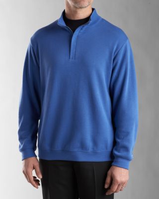 Cutter & Buck Mens Journey Supima Flatback Half Zip Pullover Northlake