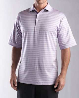 Men's Signature 60/2's Plaza Stripe Jacquard Polo