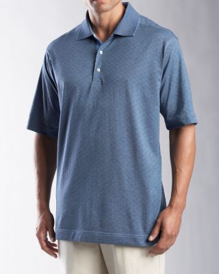 Men's Platinum City Jacquard Polo