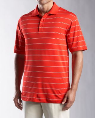 Men's CB DryTec Prominence Piqu&eacute; Stripe Polo