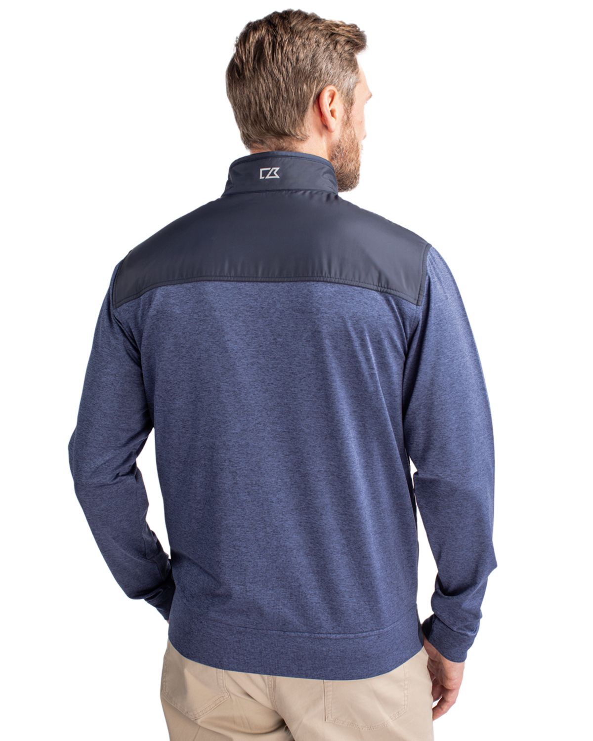Cutter & Buck Stealth Recycled Hybrid Quilted Mens Big & Tall Windbreaker Jacket Big & Tall