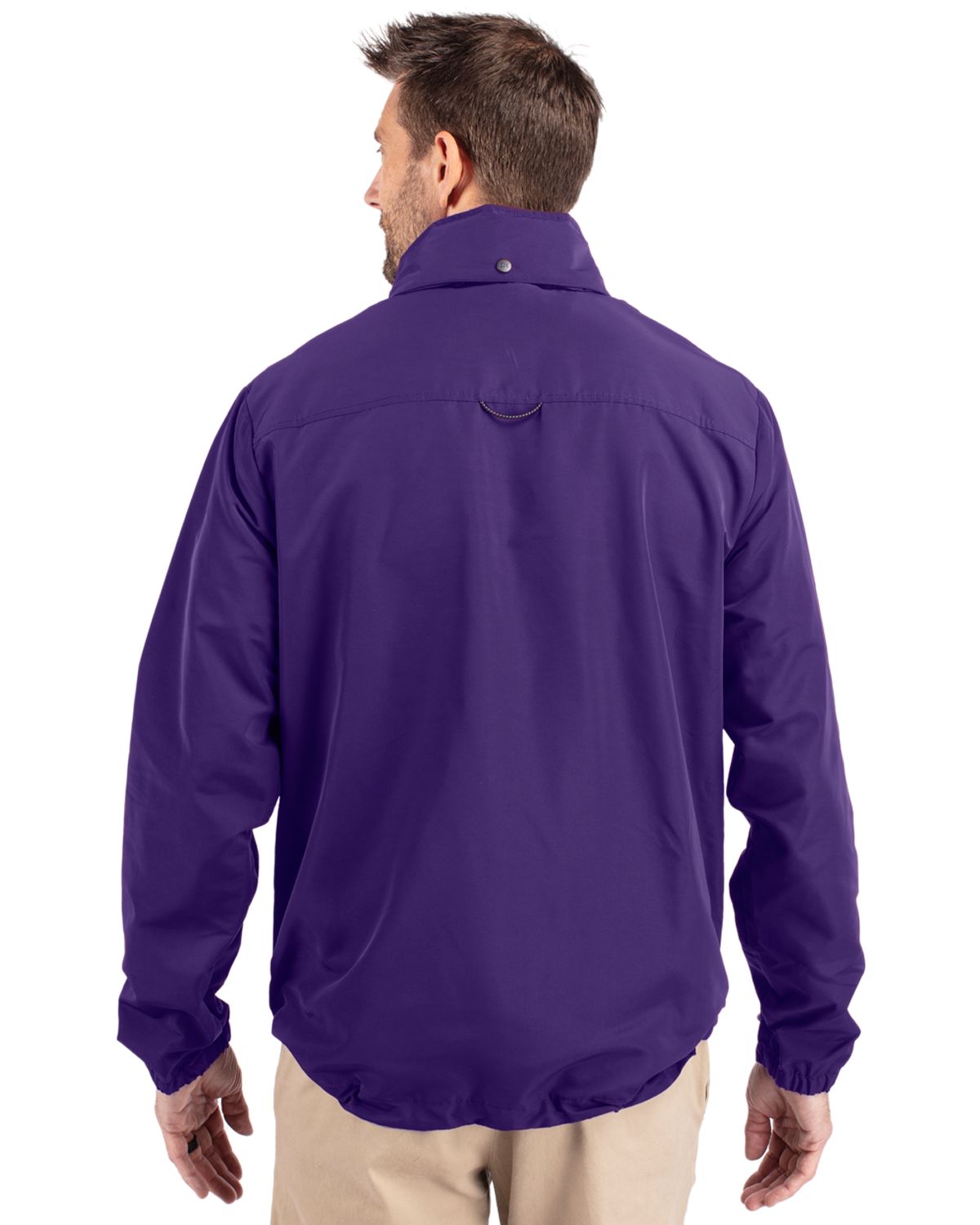 Cutter & Buck Charter Recycled Packable Mens Full Zip Jacket 136