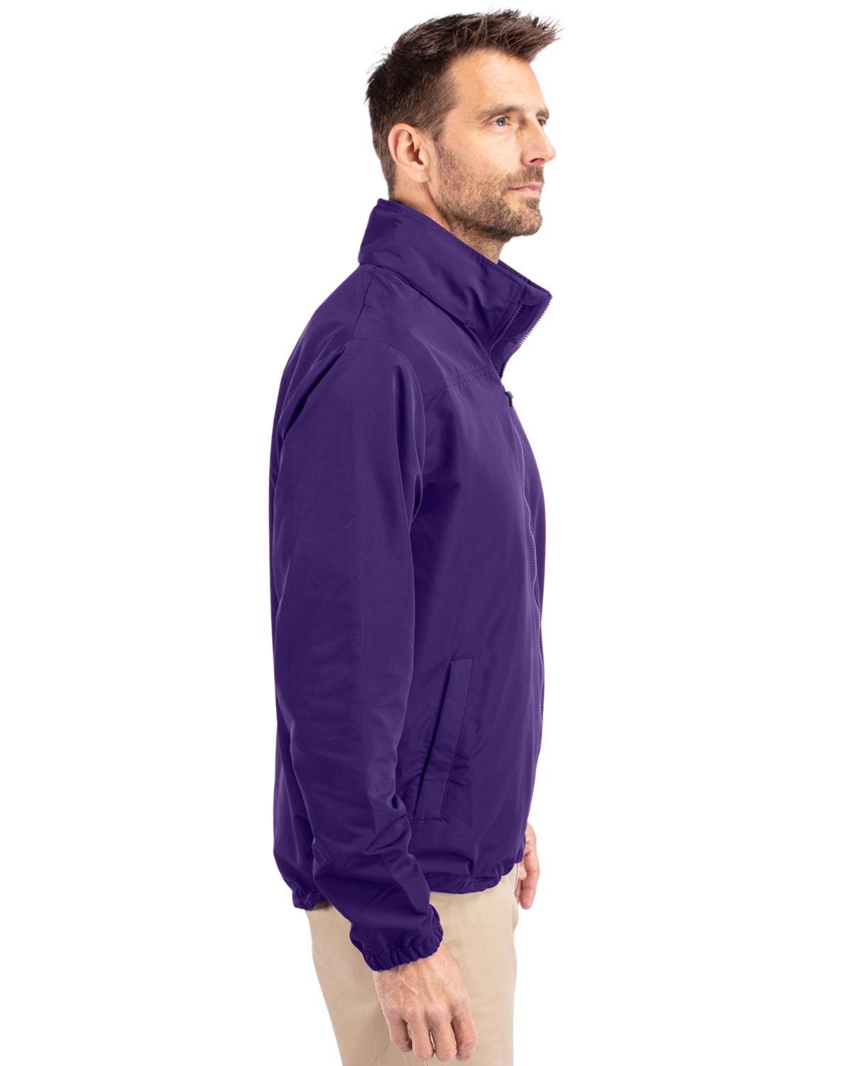 Cutter & Buck Charter Recycled Packable Mens Full Zip Jacket 137