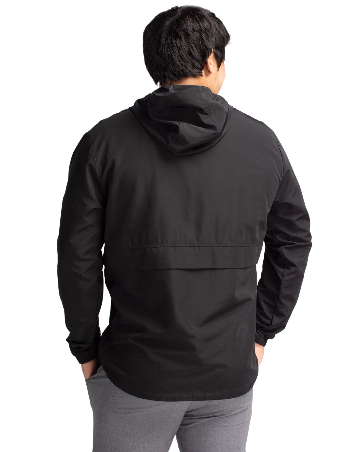 Cutter & Buck Charter Recycled Packable Mens Half Zip Anorak Jacket 114