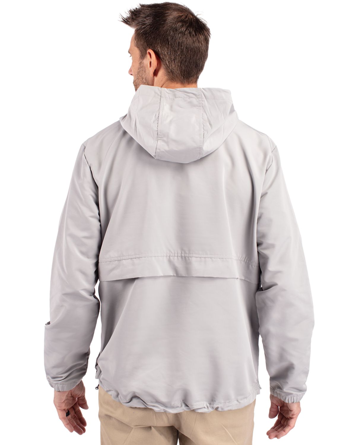 Cutter & Buck Charter Recycled Packable Mens Half Zip Anorak Jacket 94