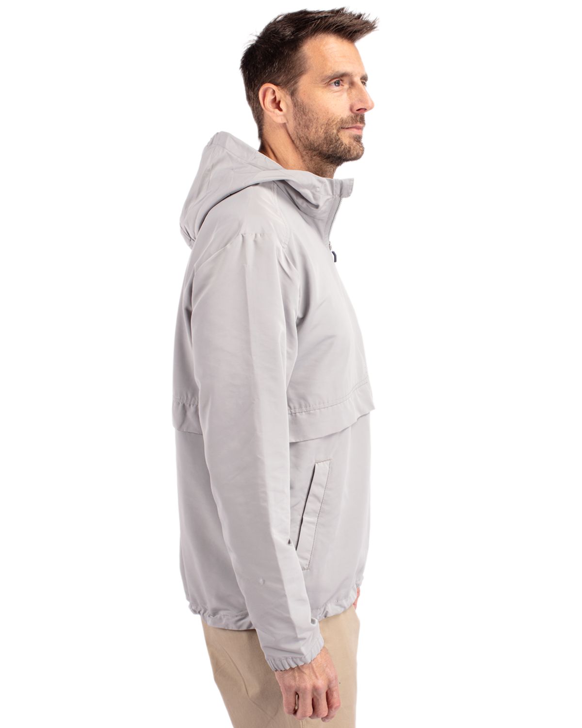 Cutter & Buck Charter Recycled Packable Mens Half Zip Anorak Jacket 83