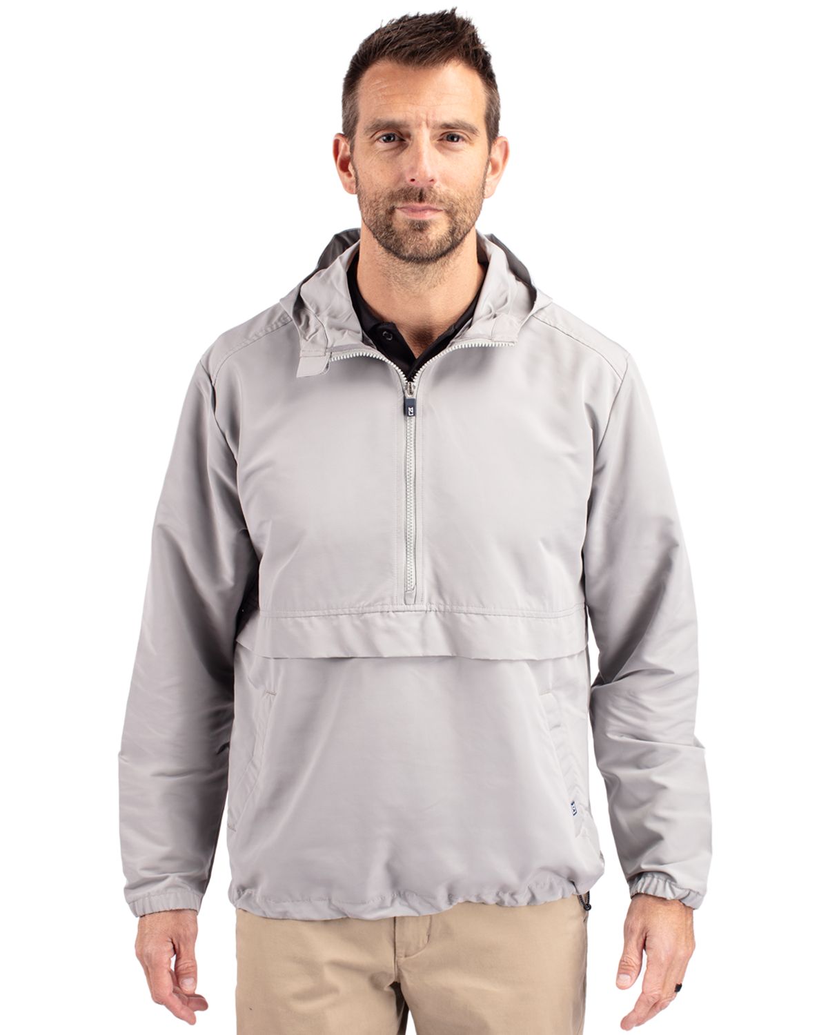 Cutter & Buck Charter Recycled Packable Mens Half Zip Anorak Jacket 119
