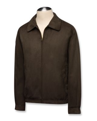 Mens B&T Microsuede Bomber