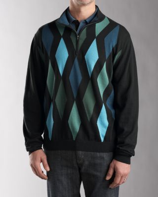 Men's Clarence Cotton Half Zip Sweater