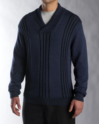 Men's B&T Astoria Cotton Shawl Sweater